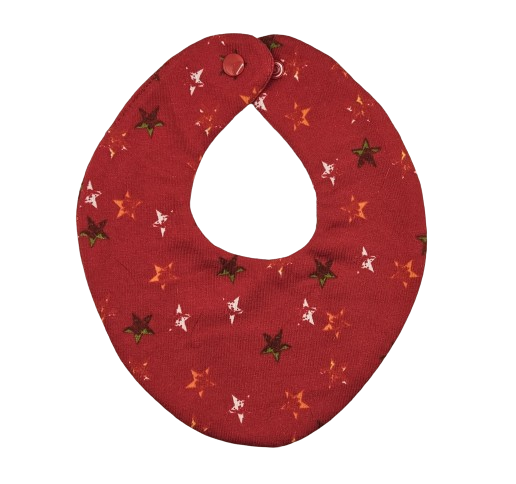 baby - driehoek slabbetje - sterren