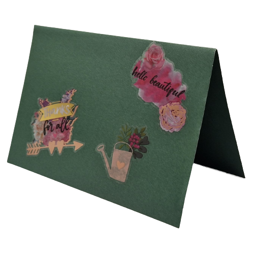 Wenskaart - Hello beautiful, thanks for all