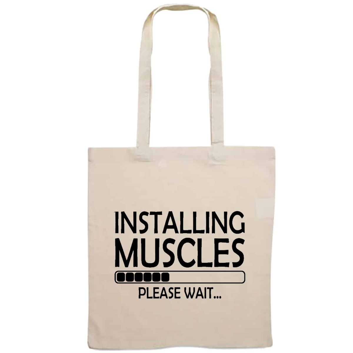 Totebag - Installing muscles, please wait
