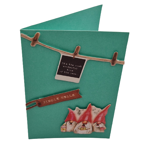 3D Wenskaart - Kerstkaart - Jingle Bells