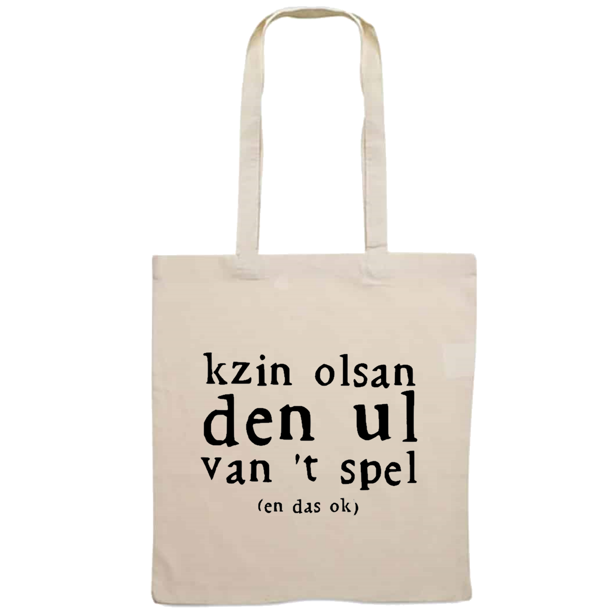 Totebag - Kzin olsan den ul van 't spel (en das ok)