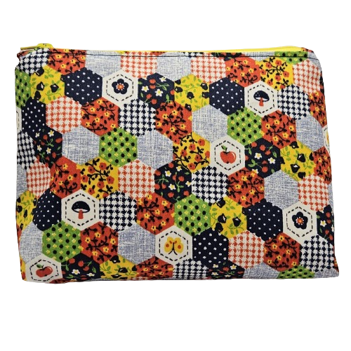 Toilettas - hexagon - geel