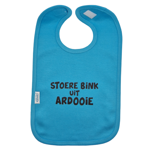 Baby - slabbetje 'Stoere bink uit Ardooie'