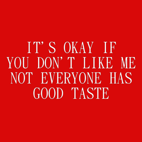 Topje- It's okay if you don't like me. Not everyone has good taste