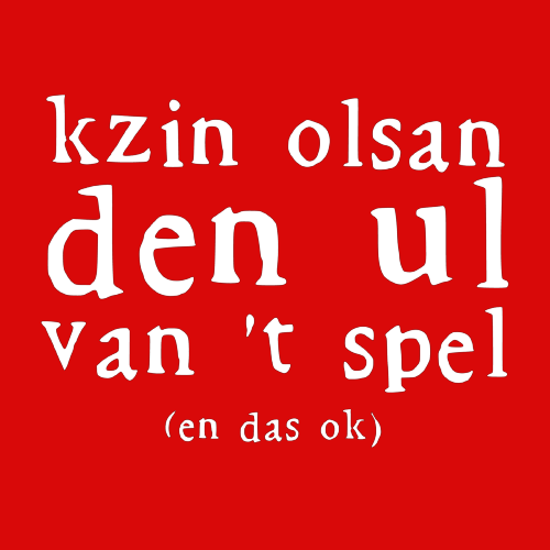 Topje- Kzin olsan den ul van 't spel (en das ok)