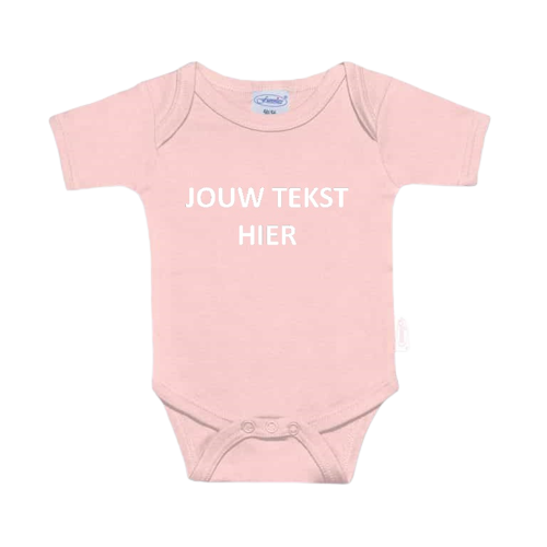 Gepersonaliseerde romper - baby - maat 50-56 of 62-68