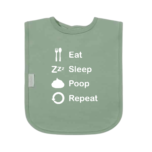 Slabbetje - Eat sleep poop repeat