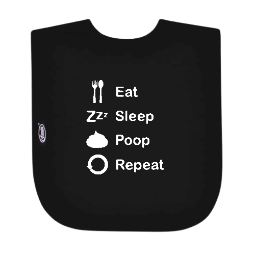 Slabbetje - Eat sleep poop repeat