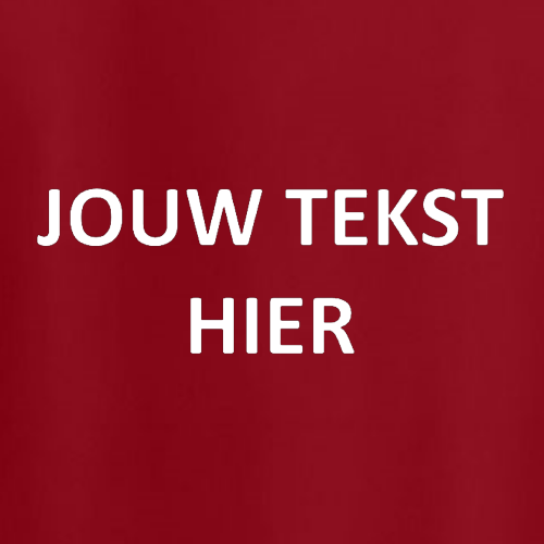 Gepersonaliseerde T-shirt, eigen tekst