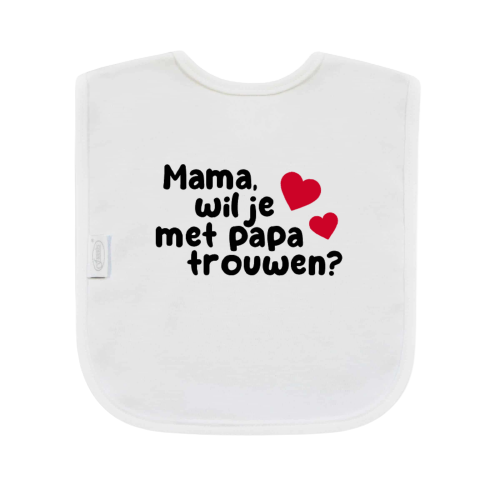 Slabbetje - mama, wil je met papa trouwen?