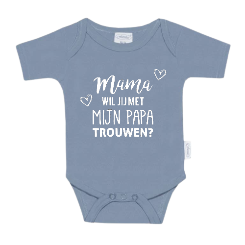 Romper - Mama wil jij met mijn papa trouwen?