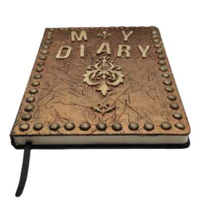 Boek - schrift/notitieboek/dagboek - My diary