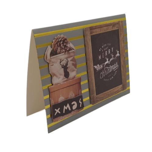 3D Wenskaart - Kerstkaart - XMAS