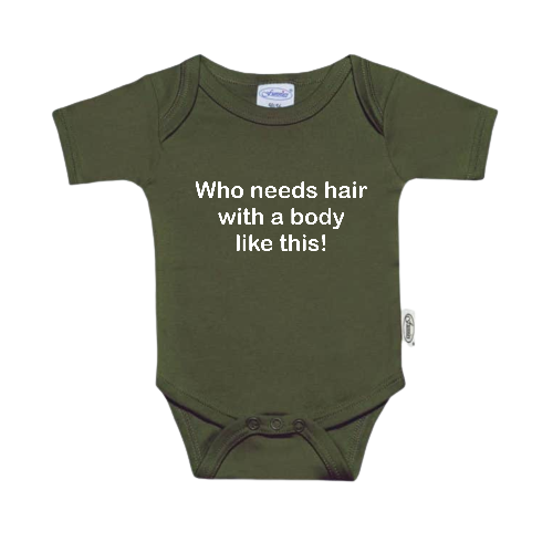 Romper - Who needs hair with a body like this!