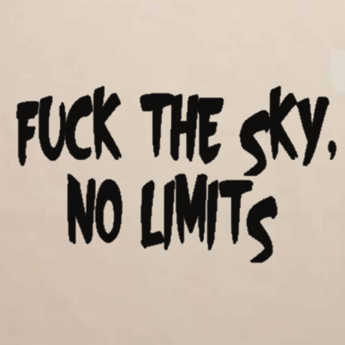Totebag - Fuck the sky, no limits
