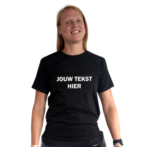 Gepersonaliseerde T-shirt, eigen tekst