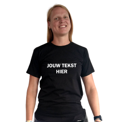Gepersonaliseerde T-shirt, eigen tekst