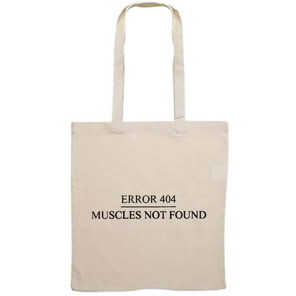 Totebag - Error 404 Muscles not foud
