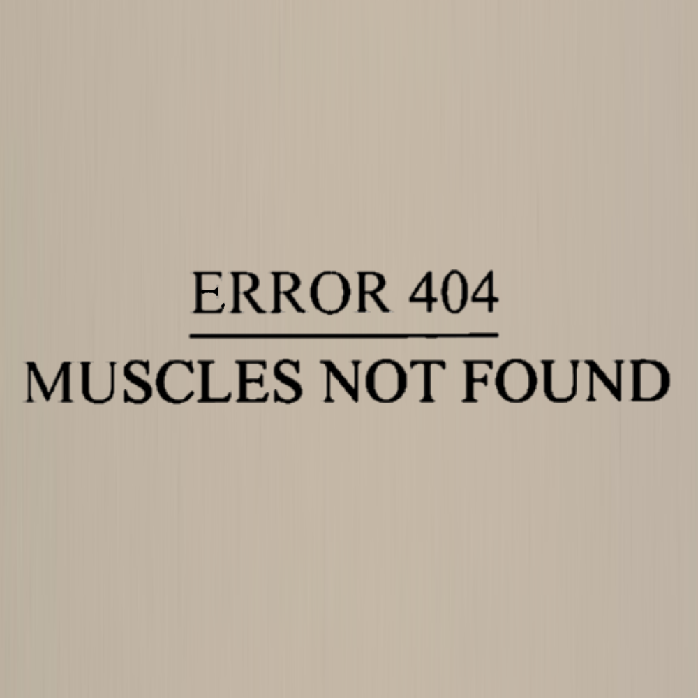 Totebag - Error 404 Muscles not foud