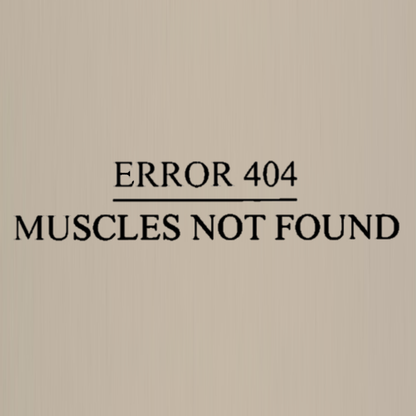Totebag - Error 404 Muscles not foud