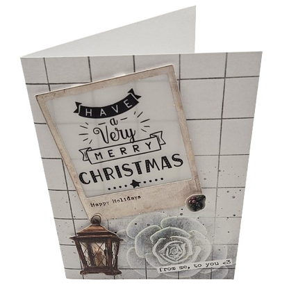 3D Wenskaart - Kerstkaart -  From me, to you