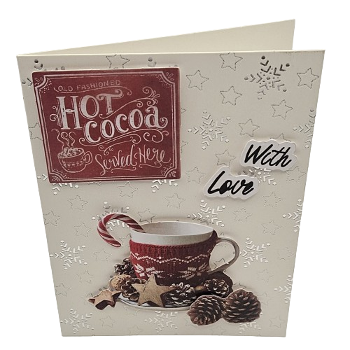 3D Wenskaart - Kerstkaart -  With Love