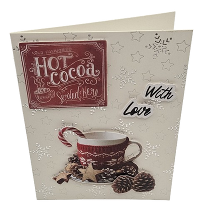 3D Wenskaart - Kerstkaart -  With Love