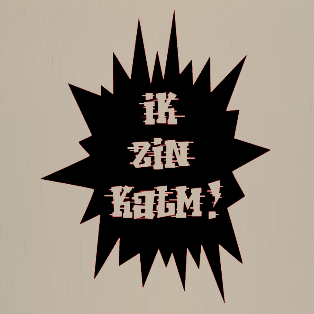 Totebag - Ik zin kalm