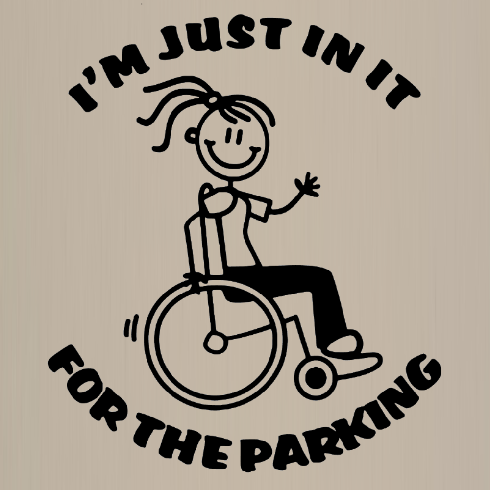 Totebag - I'm just in it for the parking - female