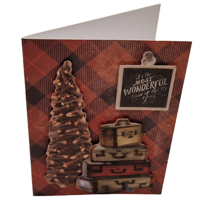 3D Wenskaart - Kerstkaart - Most Wonderful time of the year