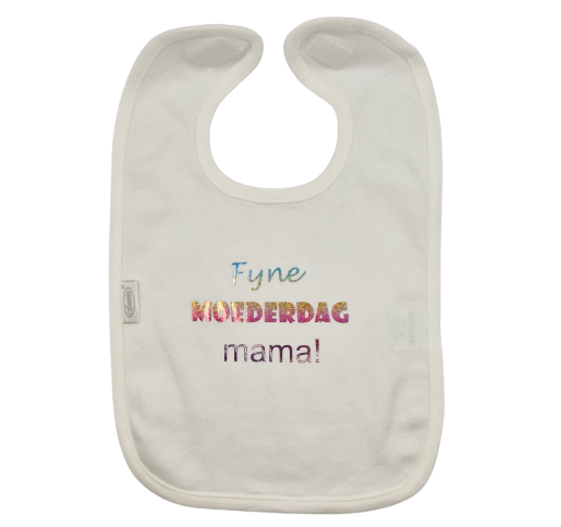Slabbetje - 'fijne moederdag mama!'