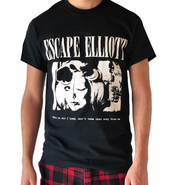 Z - ESCAPE ELLIOTT - T-shirt - Badass Black