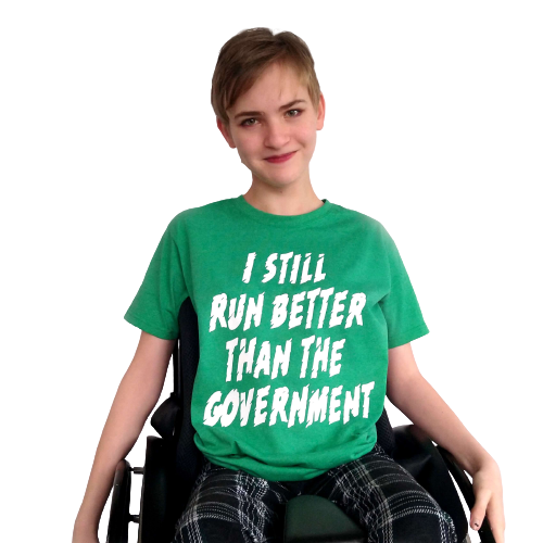 T-shirt - I still run better than the government
