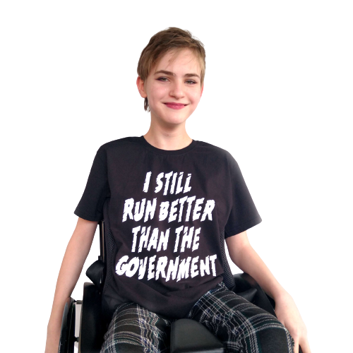 T-shirt - I still run better than the government