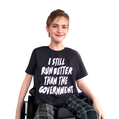 T-shirt - I still run better than the government