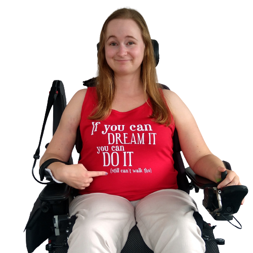 Topje- If you can dream it, you can do it (still can't walk tho)