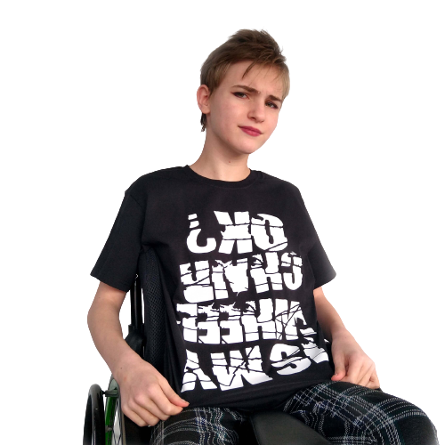 T-shirt - Is my wheelchair ok?
