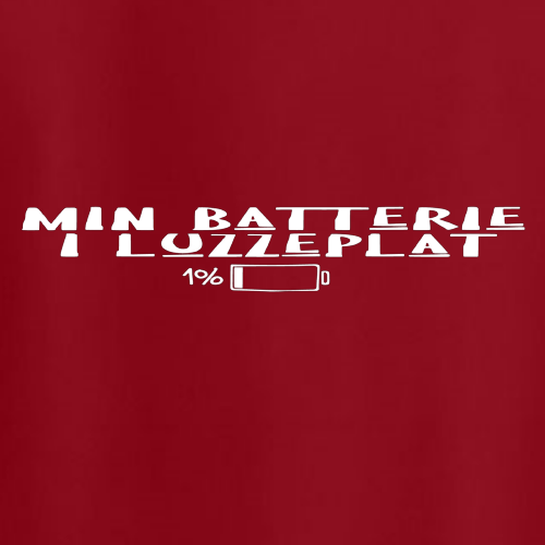 T-shirt - Min batterie i luzzeplat