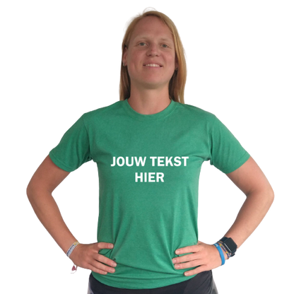 Gepersonaliseerde T-shirt, eigen tekst