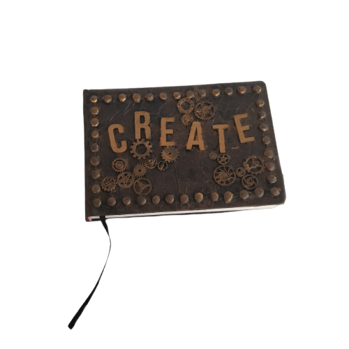 Boek - schetsboek - A5 - create - steampunk