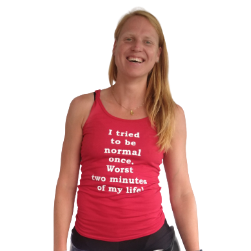 Topje- I tried to be normal once. Worst two minutes of my life!