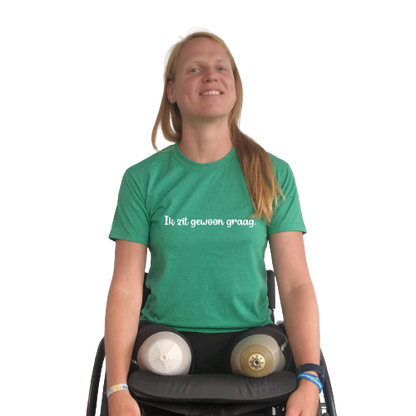 T-shirt - Ik zit gewoon graag.