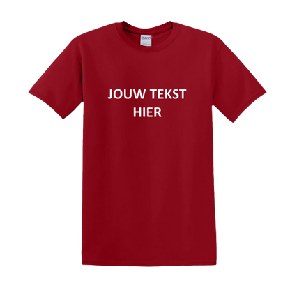 Gepersonaliseerde T-shirt, eigen tekst