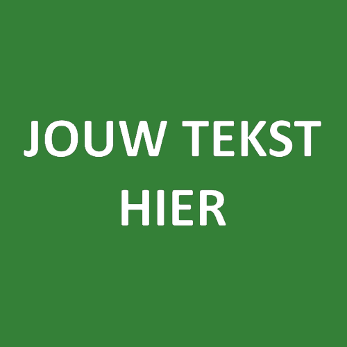 Gepersonaliseerde T-shirt, eigen tekst