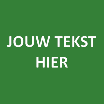 Gepersonaliseerde T-shirt, eigen tekst