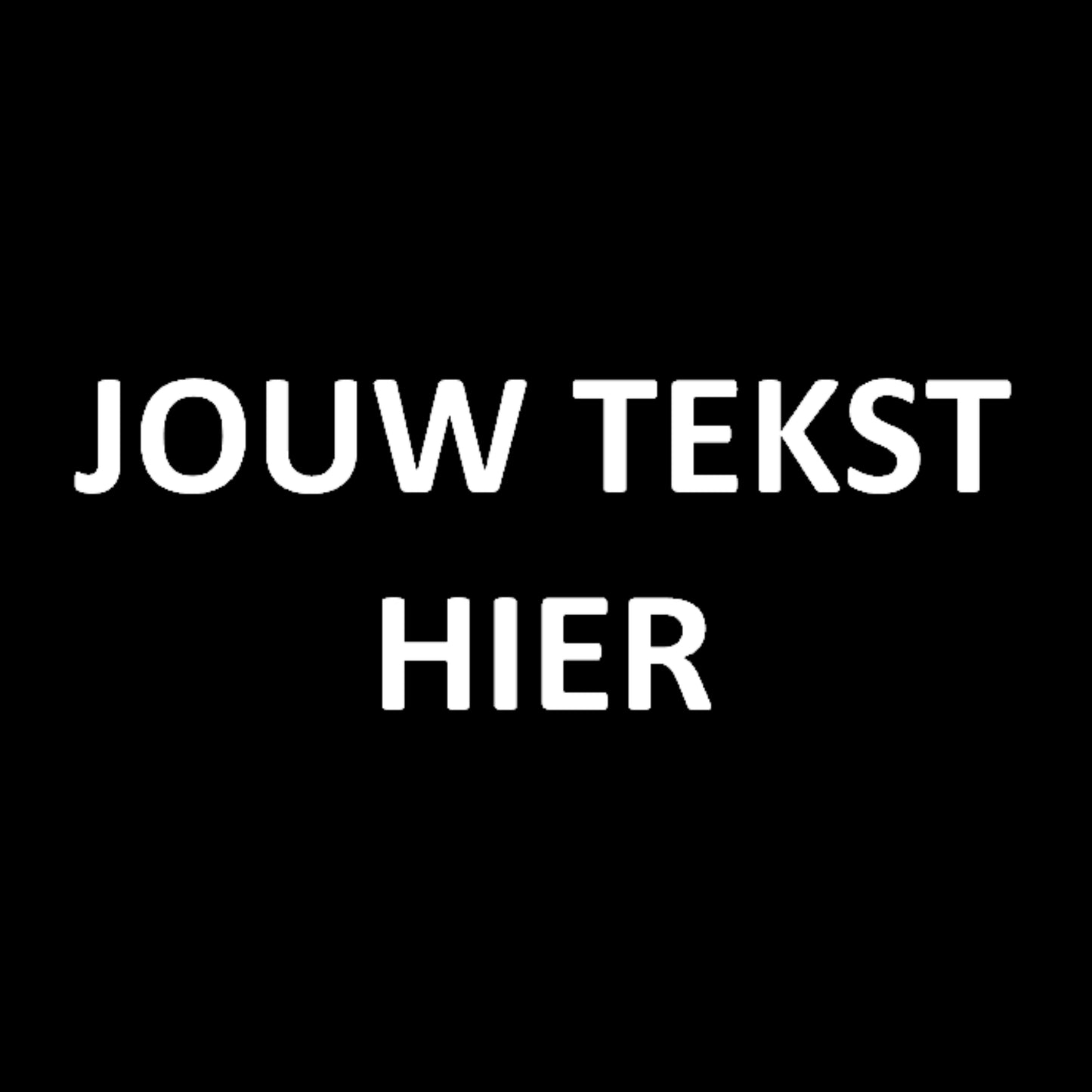 Gepersonaliseerde T-shirt, eigen tekst