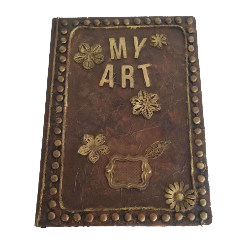 Boek - schetsboek - A4 - My art - bloemen