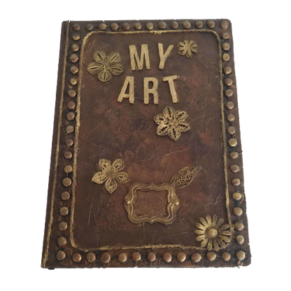 Boek - schetsboek - A4 - My art - bloemen