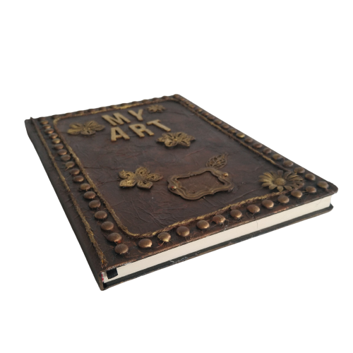 Boek - schetsboek - A4 - My art - bloemen
