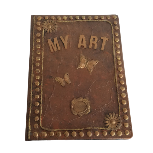 Boek - schetsboek - A4 - my art - vlinders